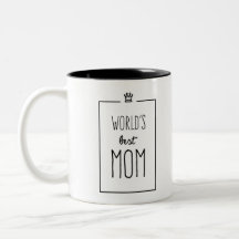 Meilleure maman Mug du monde, cadeau de la fête de