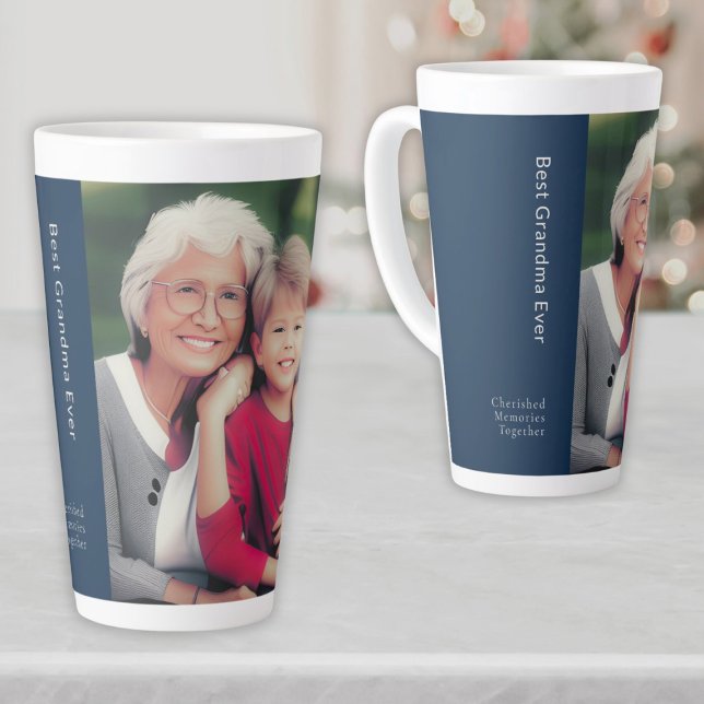 Meilleure mamie Jamais Latte Mug (Créateur téléchargé)