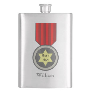 Meilleure médaille d'homme Flacon personnalisé