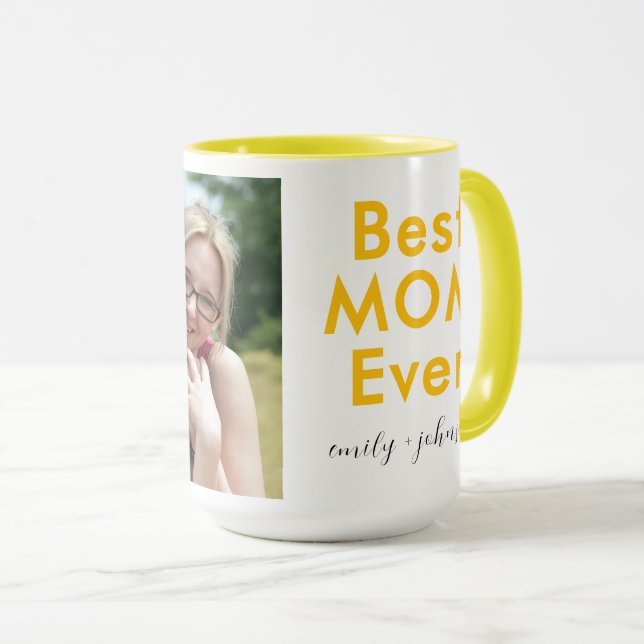 Meilleure Mug de café MOM Ever - Cadeau Maman des  (Devant droit)