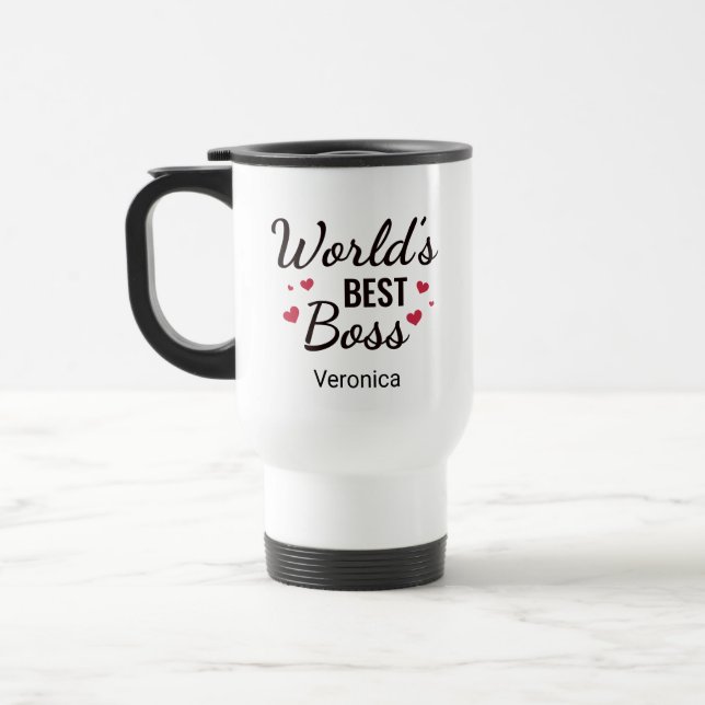 Meilleure Mug de Voyage Boss Personnalisée dans le (Gauche)