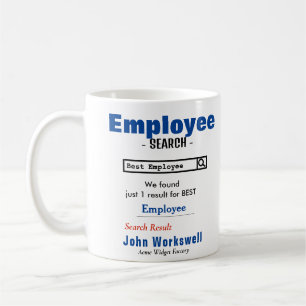 Meilleure Mug d'employé sur mesure drôle