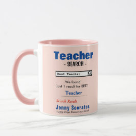 Meilleure Mug d'enseignant sur mesure drôle