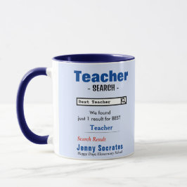 Meilleure Mug d'enseignant sur mesure drôle