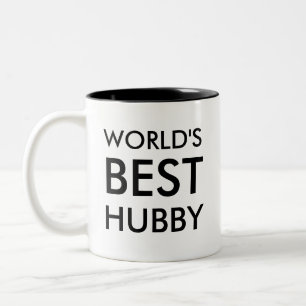 Meilleure Mug Hubby du monde Cadeau de la Saint