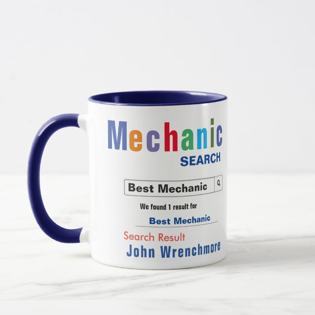 Meilleure Mug mécanique sur mesure amusante (Gauche)
