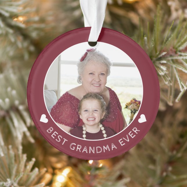 Meilleure photo de grand-mère au monde (Arbre)