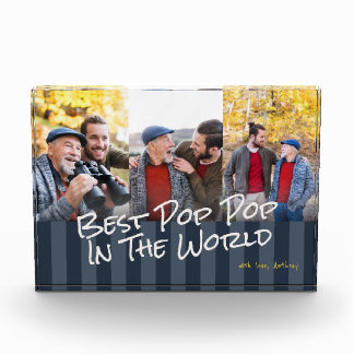 Meilleure Pop Pop Dans Le Monde Bloc Photo Personn