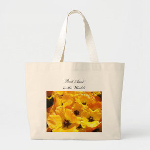 Meilleure Tante du Monde ! sacs fourre-tout Tulipe