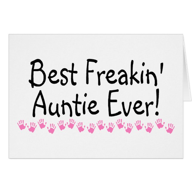 Meilleure tante Ever de Freakin (Devant horizontal)