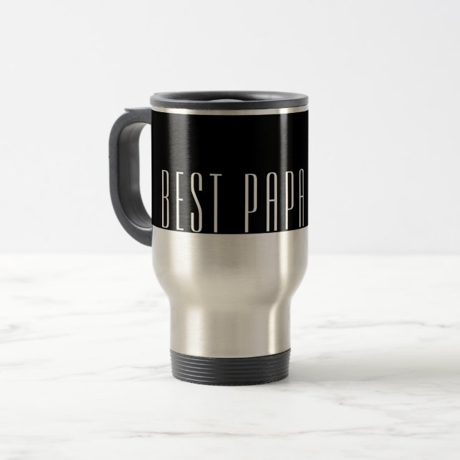 Meilleure tasse de voyage PAPA pour toujours (Devant gauche)