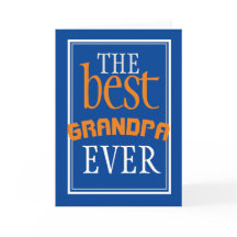 Meilleure typographie jamais grand-père Carte d'an