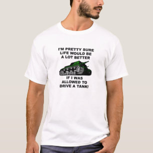 Meilleure Vie Grâce Aux Chars Tshirt Drôle