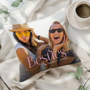 Meilleures amies Coussin de l'amitié avec photo pe