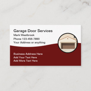 Meilleures Cartes de Visite Modernes pour Porte de