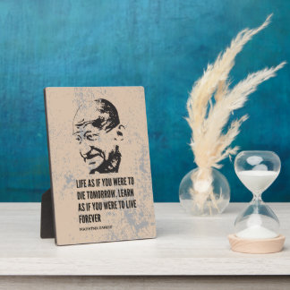 Meilleures citations Mahatma Gandhi Plaque