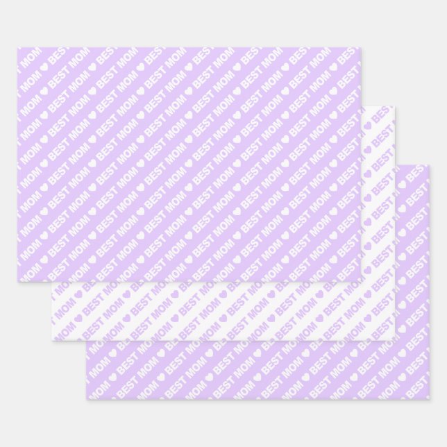 Meilleures feuilles de papier d'emballage blanc et (Lot)