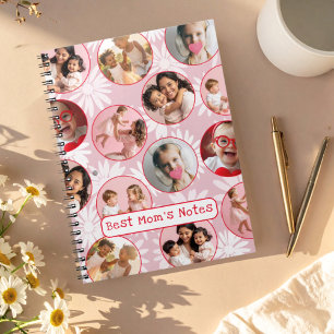 Meilleures notes de maman Cahier photo rétro ros