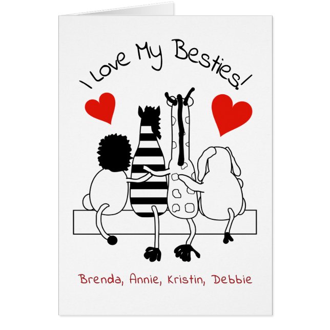 Meilleures salutations d'amis (Devant)