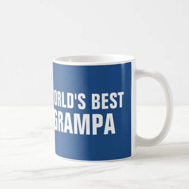 Meilleures tasses de café Grampa au monde (Droite)