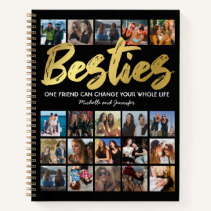 Meilleurs amis Besties Photo Collage Carnet
