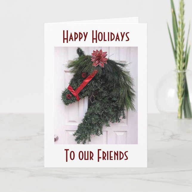 MEILLEURS AMIS ET SOUVENIRS CARTE SPÉCIALE DE NOËL (Devant)