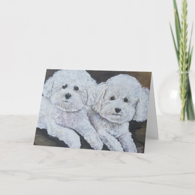 "Meilleurs amis : Mattie & Gucci" - Carte (Devant)