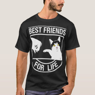 Meilleurs amis pour le T-shirts de chat de Life_