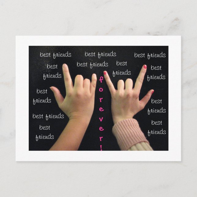 Meilleurs amis pour toujours ! Carte postale (Devant)
