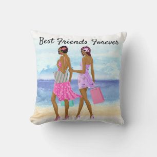 Meilleurs amis pour toujours Coussin