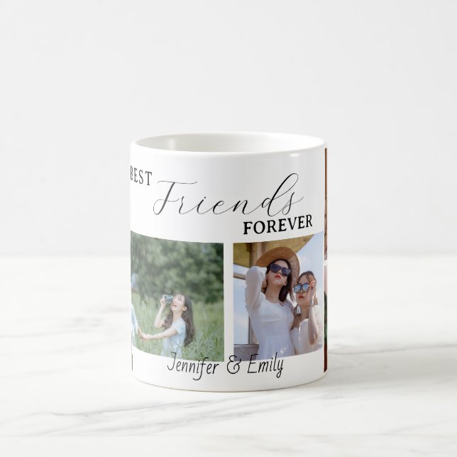 Meilleurs amis pour toujours Custom Photo Mug (Centre)
