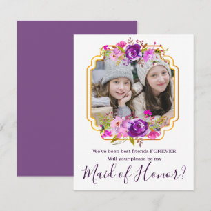 Meilleurs amis Serez-vous ma carte de servante d'h