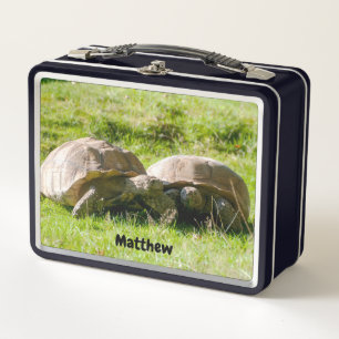 "Meilleurs amis" Tortoises Lunchbox en métal