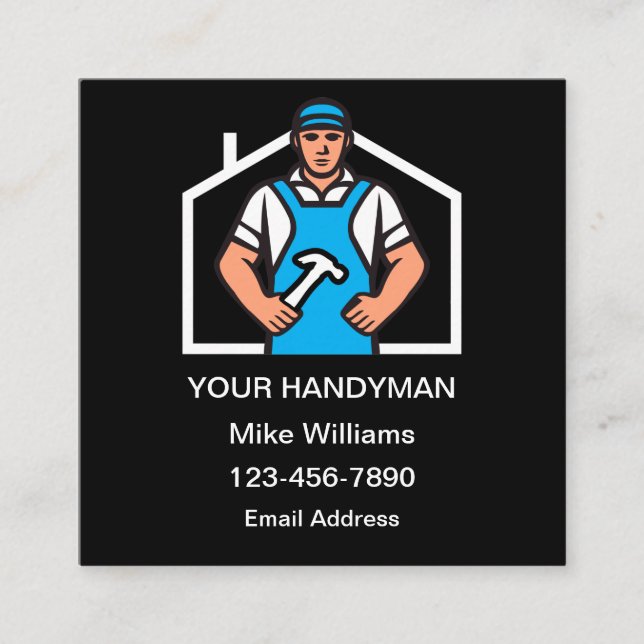 Meilleurs Cartes de visite Handyman (Devant)