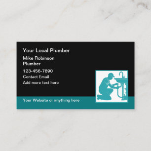 Meilleurs Cartes de visite locaux de plomberie