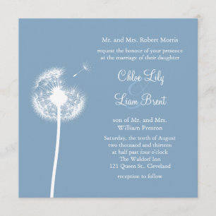 Meilleurs Voeux Bleus ! Faire-part de mariage (ble