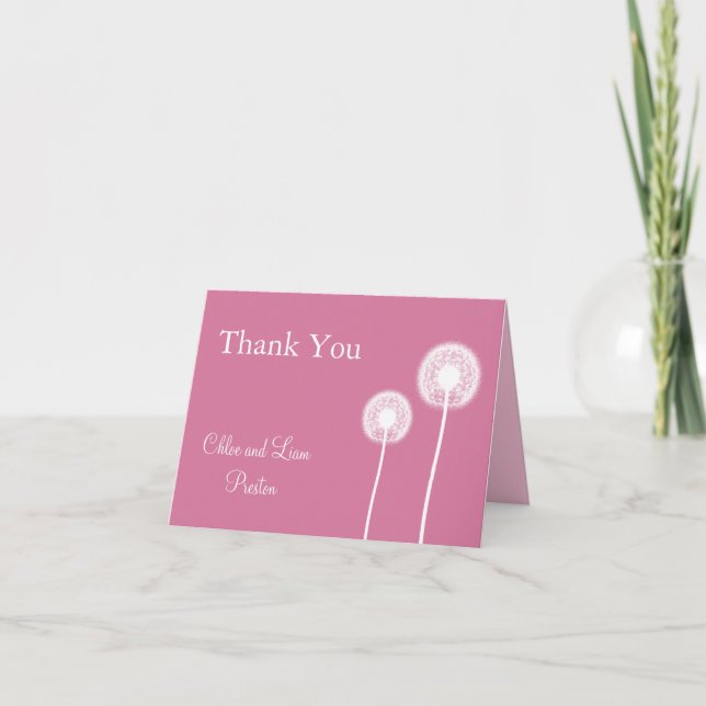 Meilleurs voeux ! Carte de remerciements mariage ( (Devant)
