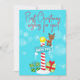 Meilleurs voeux De Noël Pour Vous ! Carte pour les