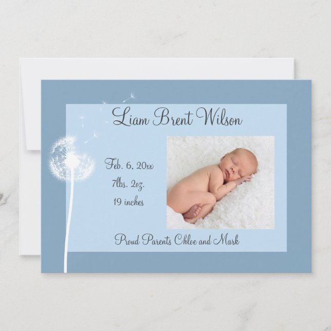 Meilleurs voeux ! ! ! Faire-part de naissance 1 (b (Devant)