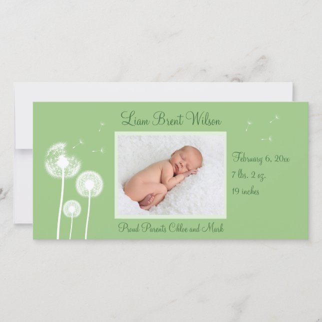 Meilleurs voeux ! ! ! Faire-part de naissance 2 (v (Devant)