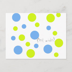 Meilleurs voeux Happy Bubbles Carte postale