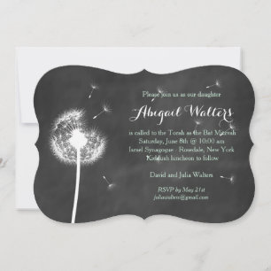Meilleurs voeux Invitation Bat mitzvah