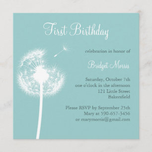 Meilleurs voeux ! Invitation d'anniversaire (turqu