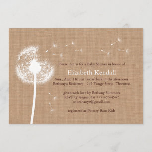 Meilleurs voeux invitation moyenne de baby shower