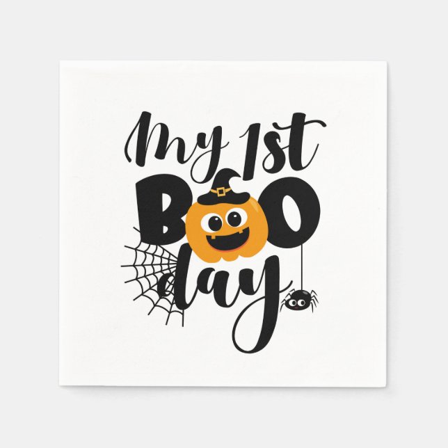 Mein 1. BOO-Tag Serviette (Vorderseite)
