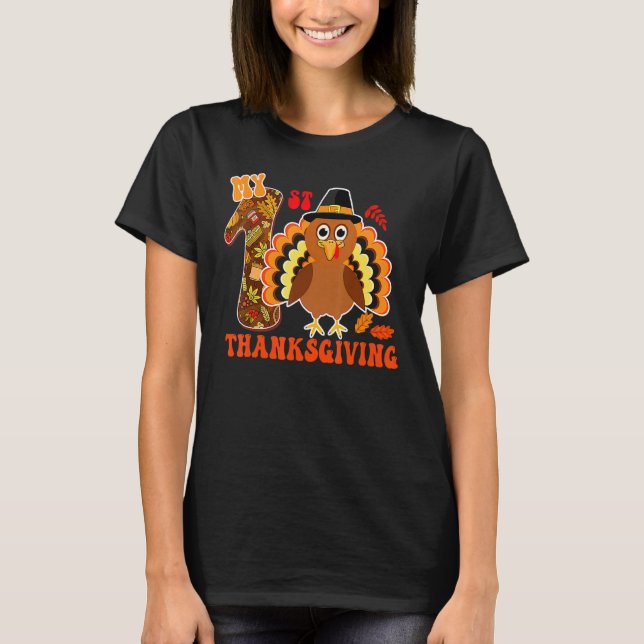 Mein 1. Erntedank Jungs Erntedank Türkei Junge A T-Shirt (Vorderseite)