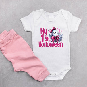 Mein 1. Halloween Lustiges Outfit Süßes Baby Mädch Strampler