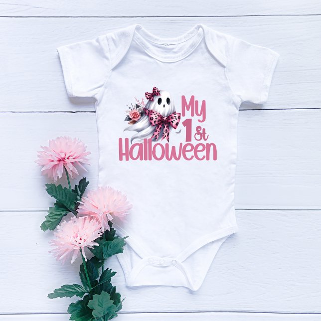 Mein 1. Halloween Niedlich Outfit Funny Baby Girl  Baby Strampler (Von Creator hochgeladen)
