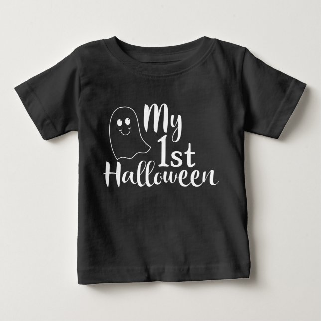 Mein 1. Halloween Niedliches Baby Ghost Baby T-shirt (Vorderseite)