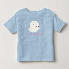 Mein 1. Halloween Pink & Blue Ghost Personalisiert Kleinkind T-shirt